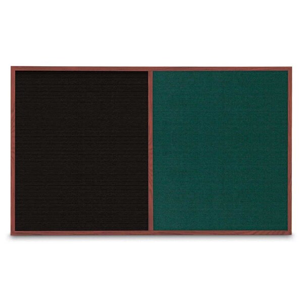 Enclosed Corkboard, 1 Door, 18"x24", 4" Fra